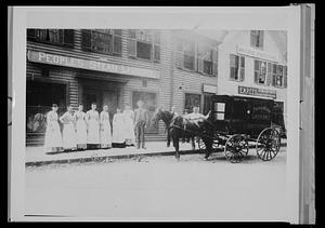 People’s Steam Laundry, owned by F. L. Cupples, 7 & 9 Common St.