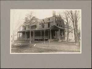 Irving House after the fire