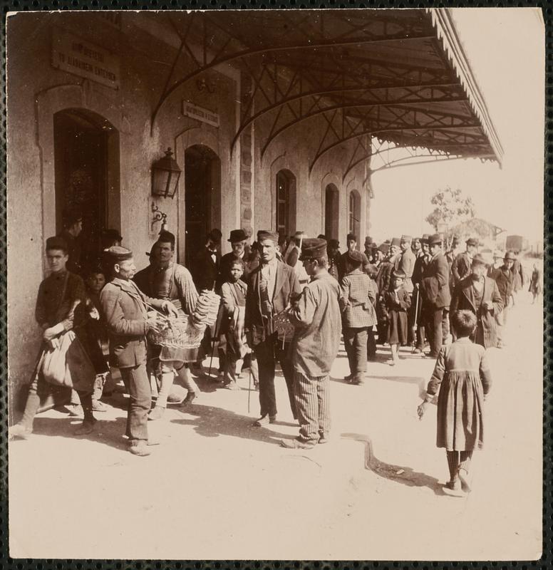 The railway station at Larissa