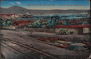 Souvenir de Salonique - vue du côté du chemin de fer