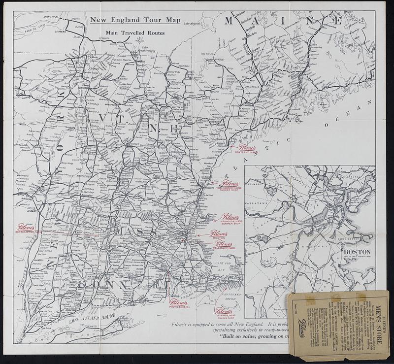 New map of Boston giving all points of interest