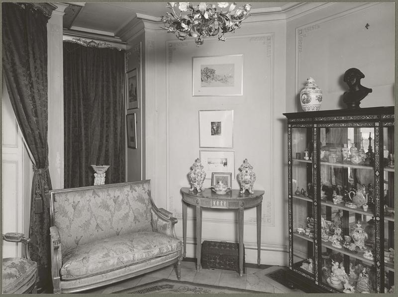 Boston, William Crowninshield Endicott House, interior, sitting room ...