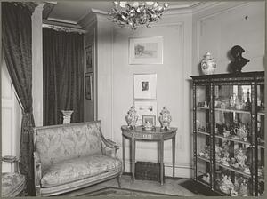 Boston, William Crowninshield Endicott House, interior, sitting room