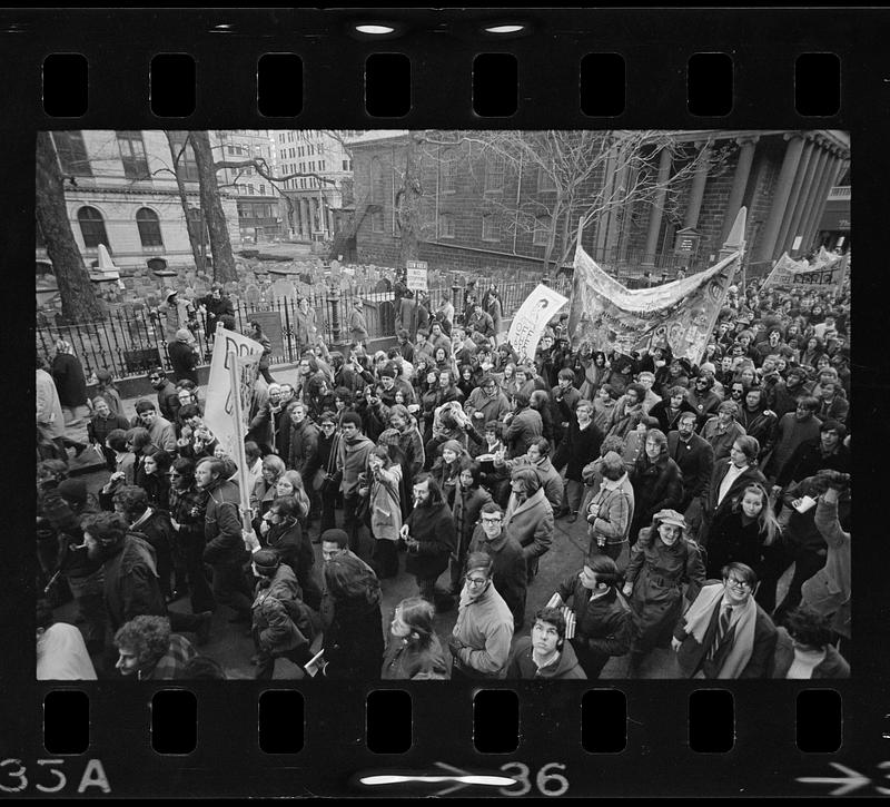 Black Panther Party Parade, Tremont Street, Downtown Boston - Digital ...