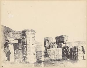 View of ruins of Avantiswami Temple, Awantipora, India