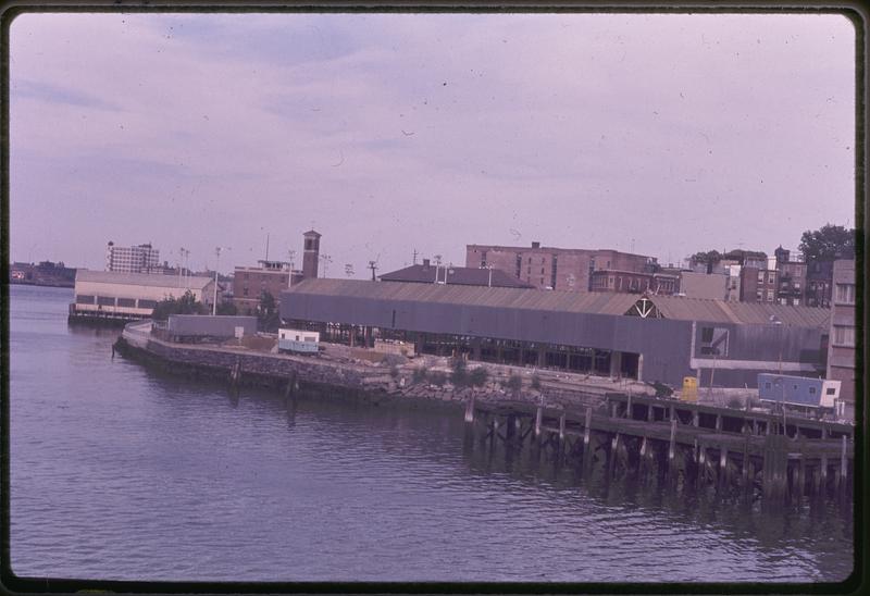 North End at Boston Harbor from Charles River Bridge North End Boston