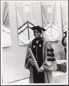 Dr. Janet Jemmott Moses at graduation