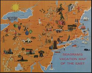 Seagram's vacation map of the east