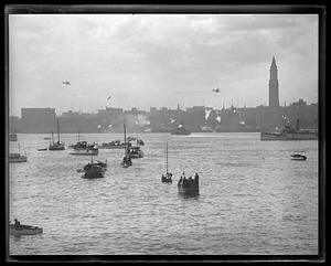 Boats in Boston Harbor