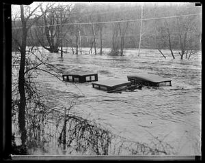 Flood on Main St, Becket, Mass. Nov. 1927