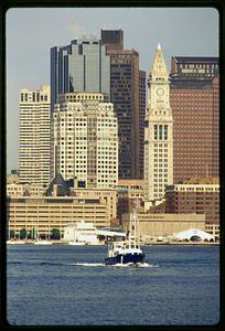 Boston 1997: Boston skyline from East Boston