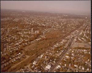 Aerial photo of Boston