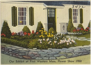 Our exhibit at first western Mass. flower show 1950
