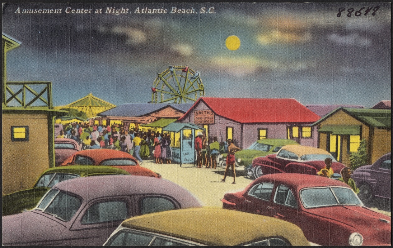 Street scene at Atlantic Beach, S.C.