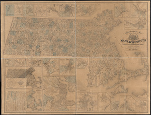 Topographical map of the State of Massachusetts