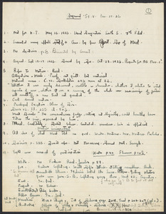 Sacco-Vanzetti Case Records, 1920-1928. Prosecution Papers. Notes (handwritten), n.d. Box 27, Folder 21, Harvard Law School Library, Historical & Special Collections