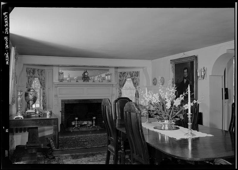 Pickering House, Salem, interior