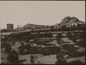 Vue générale de l'Acropole du Temple de Jupiter etc