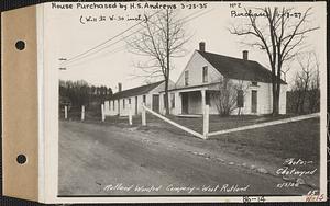 Rutland Worsted Co., house #2, West Rutland, Rutland, Mass., May 3, 1928