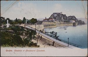 Corfou. Citadelle et Boulevard Elisabeth