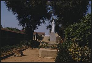 Statue of Father Junipero Serra, Mission San Gabriel Arcangel
