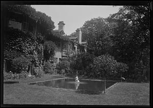 Pool in front of villa at Mrs. Denegre's