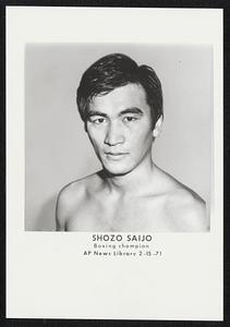 Shozo Saijo Boxing champion