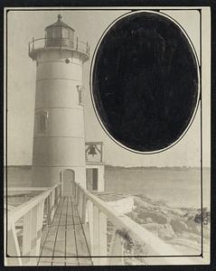 Fort Point Lighthouse New Castle. From McDonough Portsmouth N.H.