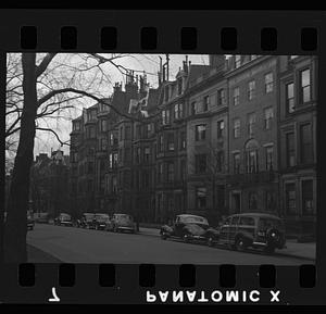 Commonwealth Avenue, Boston, Massachusetts, between Dartmouth Street and Exeter Street