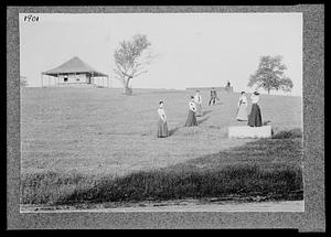 Unknown women playing golf