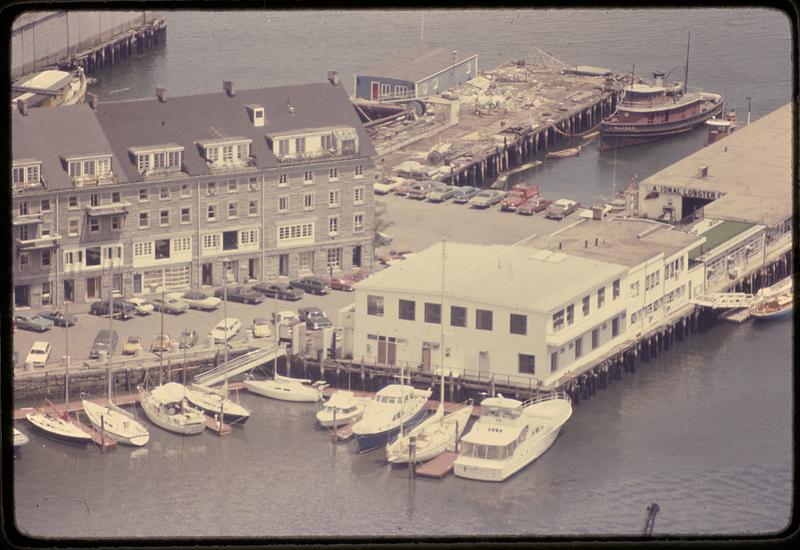 Commercial Wharf from the Custom House Tower Boston