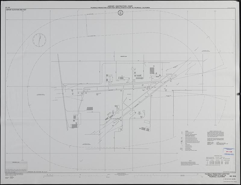 Airport obstruction chart