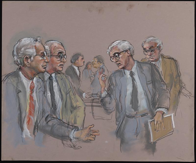 Courtroom scene