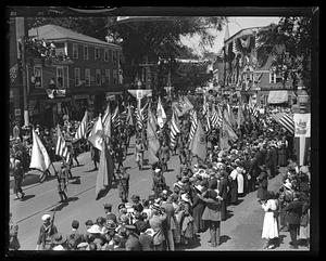 Parade in Plymouth, Massachusetts