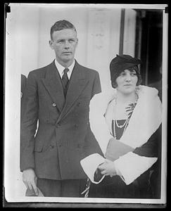 Ruth Elder and Charles Lindbergh