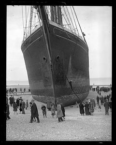 Schooner Nancy ashore at Nantasket