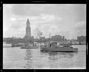 Coast Guard boat CG-152 and CG-278, Boston Harbor