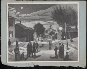 Unidentified painter [American], [winter landscape], n.d.