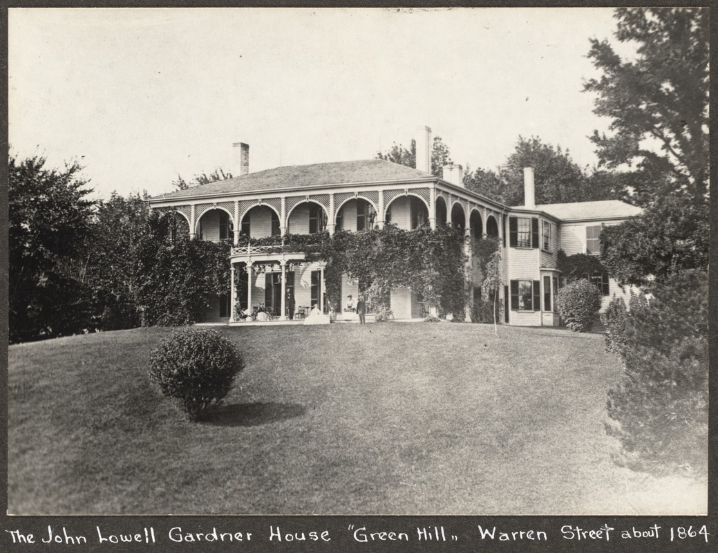 John L. Gardner estate, Green Hill, Warren St.