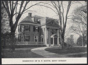 B.F. Keith house, Kent St.