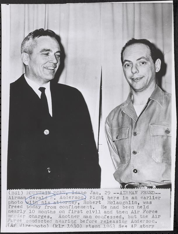 Airman freed