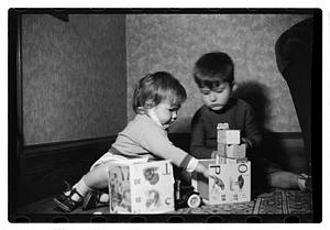 Children playing with toys