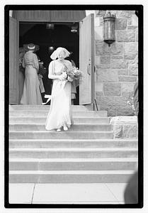 Wedding, daughter of Mrs. Richard Howard taken at Presentation Church Oak Sq. Brighton