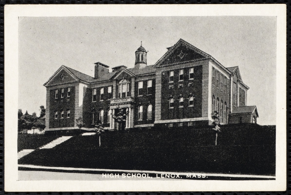 Lenox Public Schools: Lenox High School - Digital Commonwealth