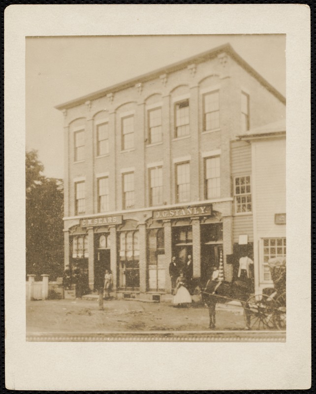 Lenox C.M Sears & J.G. Stanly building on Walker Street Digital