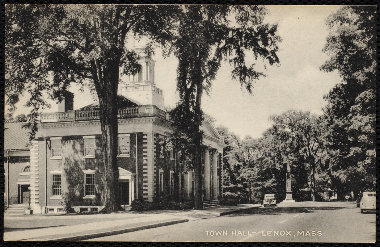 Lenox Town Hall Digital Commonwealth