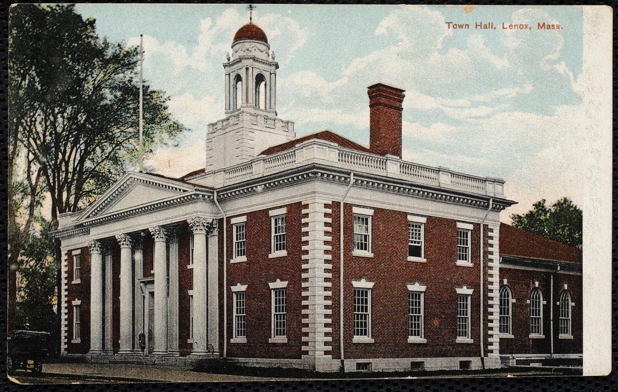 Lenox Town Hall Digital Commonwealth