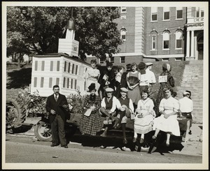 Old Fashioned Days, 1953: Lenox High School parade float