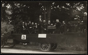 1922 4th of July Parade: court house float