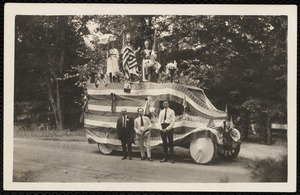 1921 4th of July Parade: Alfred Conte's float